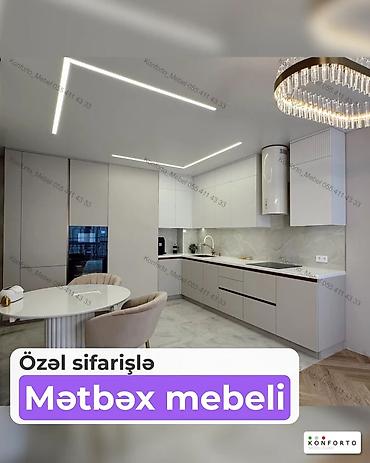 mdf material: Sifarişlə mətbəx dəsti, Özü çəkən petlələr, MDF — 1