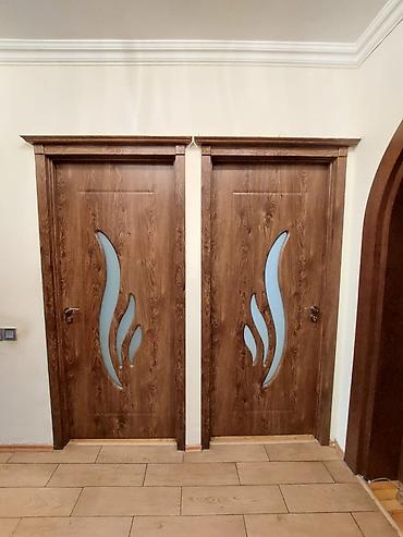 Qonaq otağı üçün İşlənmiş Otaq qapısı 90x205 sm Çərçivə ilə, Zəmanətsiz, Ünvandan götürmə
