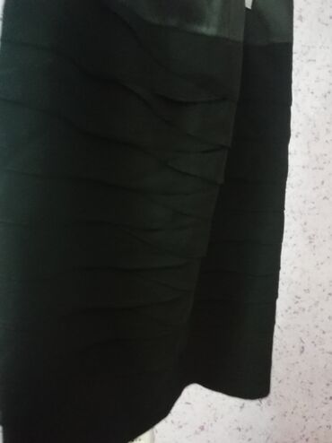 длинная юбка карандаш: Юбка, Модель юбки: Прямая, Миди, Шифон, По талии
