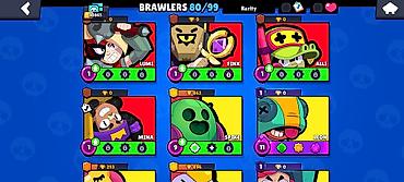 İT, komputerlər, əlaqə: Brawl Stars oyun hesabı Xüsusiyyətlər: - Kupa: 30,865 (ən yüksək — 14