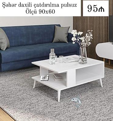 Sifarişlə ev mebeli: Düz masa, Açılmayan, Təkərsiz, Zəmanətsiz — 1