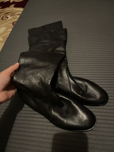 обувь 29 размер: Сапоги, 35, цвет - Черный