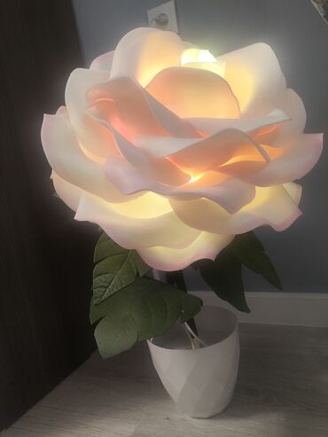 светильник в виде розы: Лампа Ночник, Цветок, Новый