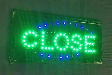 Reklamiranje, štampanje: Open close led table za radnje i hologram. Led table za restorane — 6