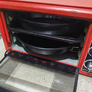 Духовки: Мини-печь Dauscher (Made in Turkey), красный корпус. Основные — 6