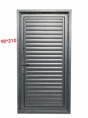 şef qaplar: Metalkonstruksiya qapı – 90×210 - Ölçü: 90×210 sm (şəkildə — 1