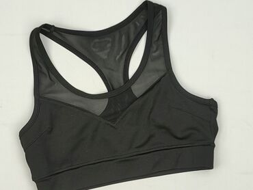 Women: Czarny stanik sportowy damski, idealny do różnych aktywności