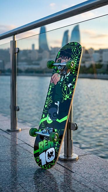 velosiped 28 type 1: Uşaq və Yeniyetmə üçün Ben 10 Skeytbord (Skateboard) Skeyt 28₼ yox — 2