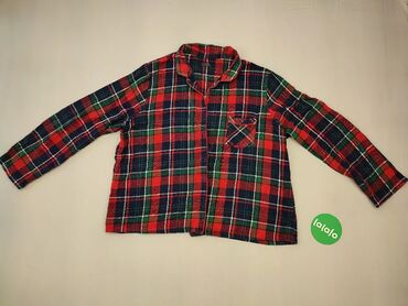 Bluza, 2XL (EU 44), wzór - Kratka, kolor - Czerwony