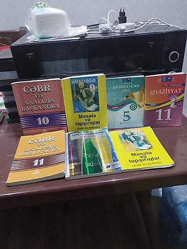 Məktəb dərslikləri və hazırlıq üçün test topluları dəsti Tərkib: -