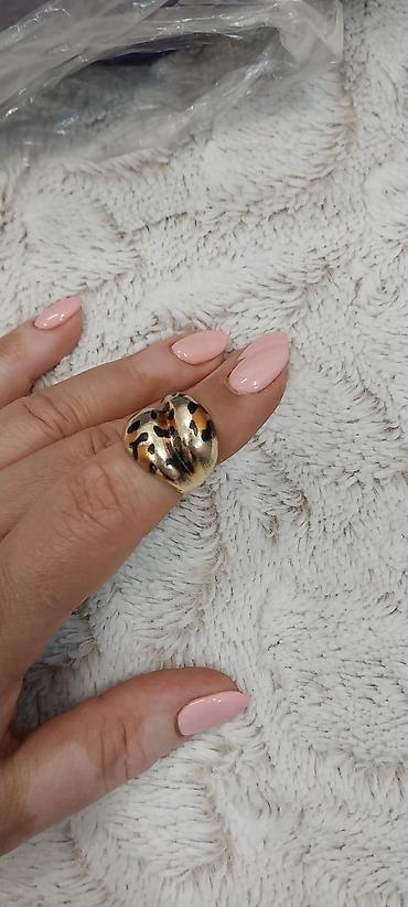 Aksesuarlar: Qızılı rəngli, leopard naxışlı qadın üzükləri – 3 müxtəlif model — 3