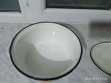 Кастрюли: Кастрюля, цвет - Белый, 3 л, СССР — 2