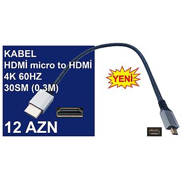 kompüter barter: HDMİ Kabellər ⭐Type-C (USB-C) to HDMİ 2.0vers 1,8m 4K 60HZ – 25 AZN — 3