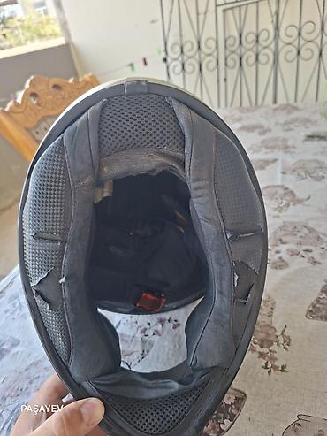 2 el scooter: Motosiklet dəbilqəsi – tam üz (full-face) model Brend/loqo: iXS Rəng — 1