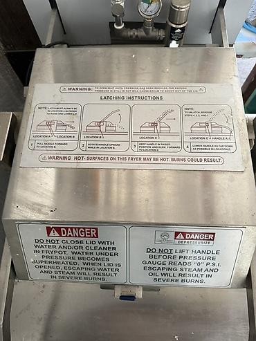 фрютер: Промышленная напольная фритюрница высокого давления (pressure fryer) — 6
