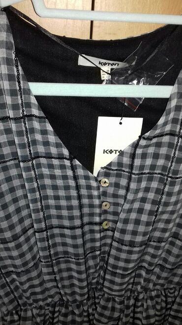 Haljine: S (EU 36), bоја - Siva, Dugih rukava — 2