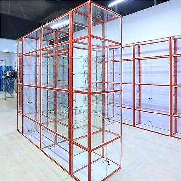 Витрины: Витрина торговая из профиля и стекла, Акция, прилавки, для магазина — 10