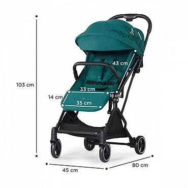 devojcica iz bora: KINDERKRAFT INDY 2 Nature Vibes Green – lagana gradska kolica sa CLICK — 1