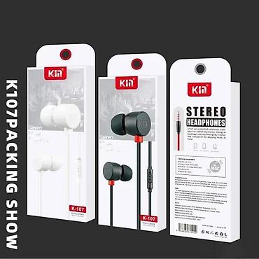 Slušalice: Slusalice sa mikrofonom K-107 NOVO. Opis proizvoda: Kin handsfree — 6