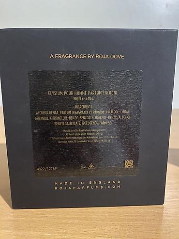 roja parfüm: Roja Parfums Elysium 100 ml İngiltərə istehsalı - Premium sinif kişi — 8