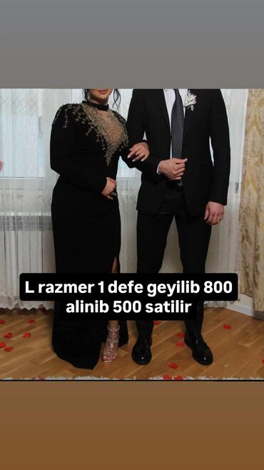 Ziyafət donları: 1 dəfə toya geyilib 800 alinib el isi qabagi qaslarla isleme cox gozel