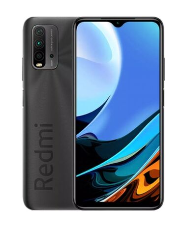 Redmi: Redmi, Redmi 9T, Б/у, 128 ГБ, цвет - Черный, 1 SIM, 2 SIM