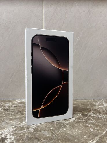 ayfon 5g: IPhone 16 Pro, 256 GB, Desert Titanium, Barmaq izi, Wireless charger, Face ID