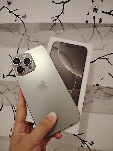 Мобильные телефоны и аксессуары: IPhone 15 Pro Max, Б/у, 1 ТБ, Natural Titanium, Коробка, 100 % — 1
