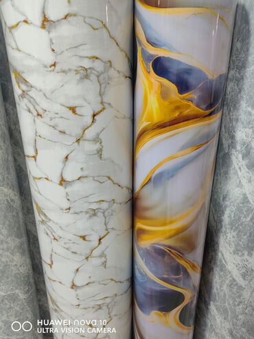 Mərmər effektli PVC panellər: Hamam ucun kafel evezi mermer paneller . Suvaqin ustunden kafelin — 16