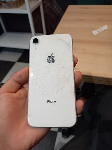 IPhone Xr, Б/у, 64 ГБ, White Titanium, 79 %