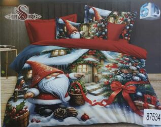 Ostalo: ☃️Novogodišnje posteljine iz 7 delova ☃️Čaršaf-220*240 ☃️Jorganska — 5