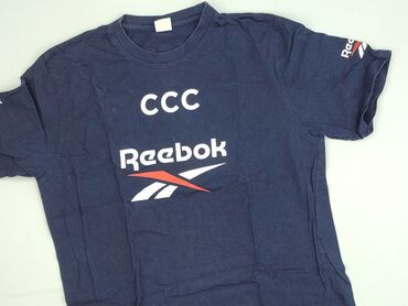 sweter w paski h: Koszulka dla mężczyzn, L, Reebok, stan - Dobry