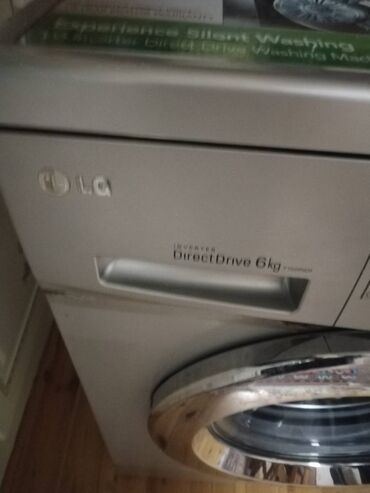 hisense paltaryuyan: Paltaryuyan maşın LG, 6 kq, İşlənmiş, Avtomat, Qurutma var, Kredit yoxdur, Ünvandan götürmə