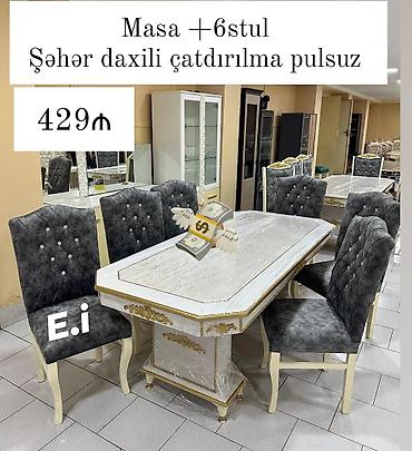 oturacaq stol: Masa və oturacaq dəstləri — 1