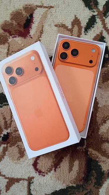 часы феникс: IPhone 17 Pro Max, Новый, 1 ТБ, Оранжевый, Зарядное устройство, Чехол, Кабель, 100 % — 1