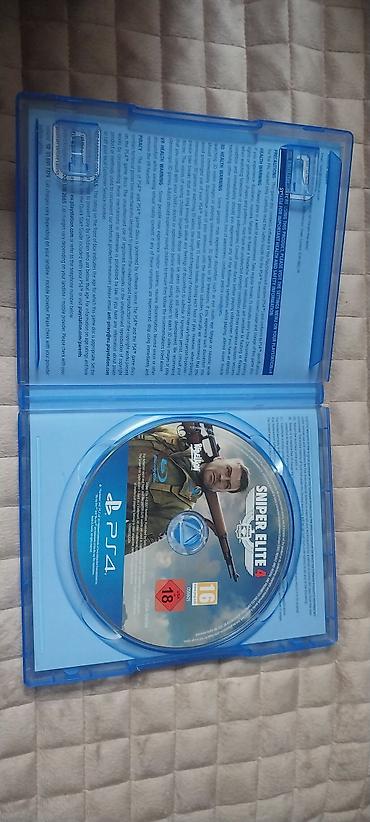 sniper elite: Sniper Elite 4 (PS4) disk ela veziyyetdedir cizigi yoxdur, qutusu ela — 3