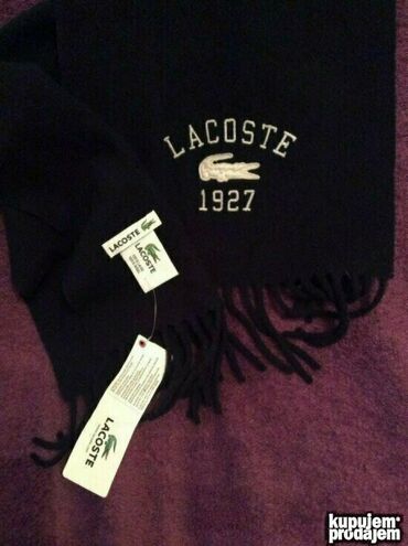 Kape i aksesoari: Šal, Lacoste, bоја - Tamnoplava — 2