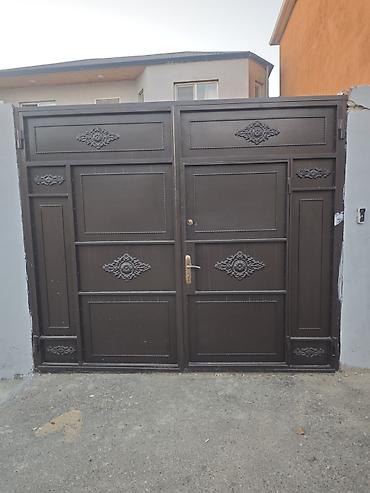 qıfıllar: Dəmir darvaza dəsti - Material: qalın metal/dəmir konstruksiya - — 1