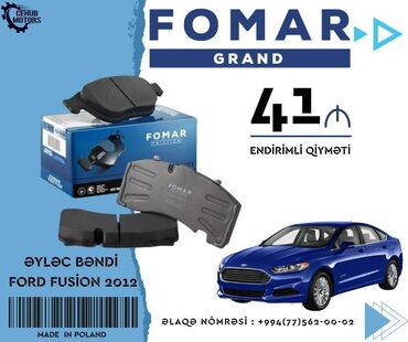 ford fusion azerbaycan: Ön, Ford fusion, 2013 il, Orijinal, Yeni