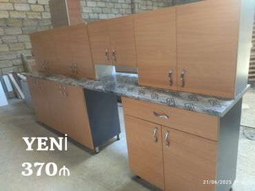 metbex şkafları: Mətbəx mebeli yenidir cəmi 370₼ təcili satılır‼️ Ölçü 3m ÇATDIRILMA