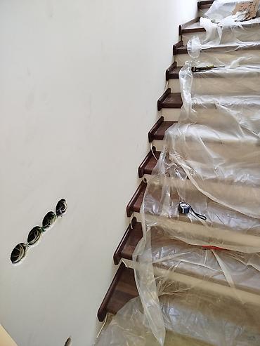 Обшивка лестниц: Лестница на заказ кара жыгач жангак, сосна перила дерево и железный — 13