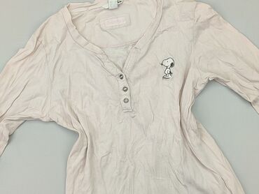 bluzki z gipiury białe: Blouse, H&M, M (EU 38), condition - Good