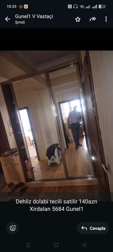 Restoran mebeli: Dehliz dolabi tecili satilir 140azn Xirdalan 5684 Gunel1