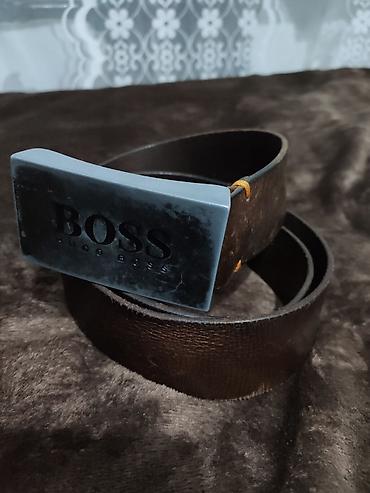 Ремни и пояса: Ремень, Hugo Boss, Материал: Натуральная кожа, Мужские, Б/у — 3