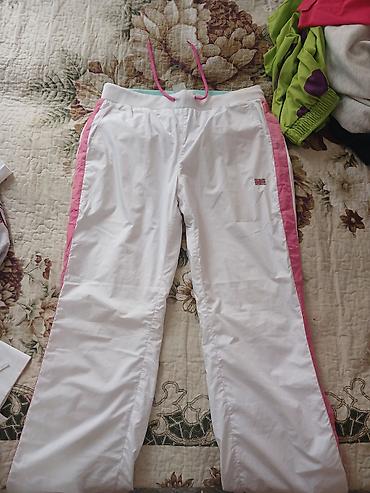 tsunami l: Спортивные брюки Reebok Classic, белые. В стиле 90X - Легкая ткань с — 4