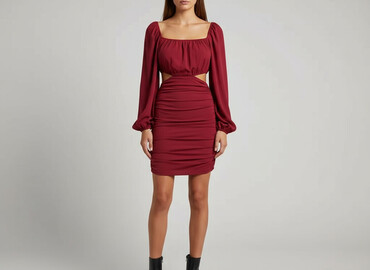 sukienki plisowane mini: Women`s dress, size S