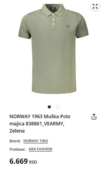 Muška odeća: Norway majica M veličina, original.Novo bez etikete. Majica je obučena — 4