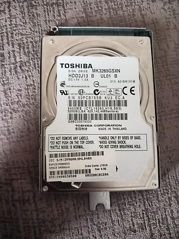 toshiba c850: Toshiba sərt disklər 1) 2.5" Laptop HDD – Toshiba MK3265GSXN - Tutum — 2