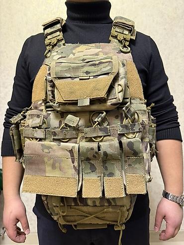 военные экипировки: Тактический разгрузочный жилет (камуфляж Multicam) с модульной — 1