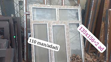 islenmis parket: İşlənmiş İkiqat şüşə paketi Plastik pəncərə, Еni: 135 sm, Uzunluğu: 156 sm, Ödənişli quraşdırma — 1